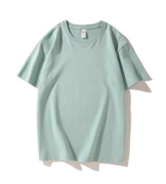 Summer Casual 100 Cotton Paris Crewneck Short Sleeve T-shirt Top Loose Tshirt Korean Streetwear Tees Solid Young Cool Tops
