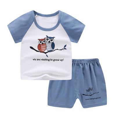 Summer Baby Kids Short Sleeve+Shorts Baby Boy Fashion Clothing Set Baby Girls Lovely Outfits Dresses