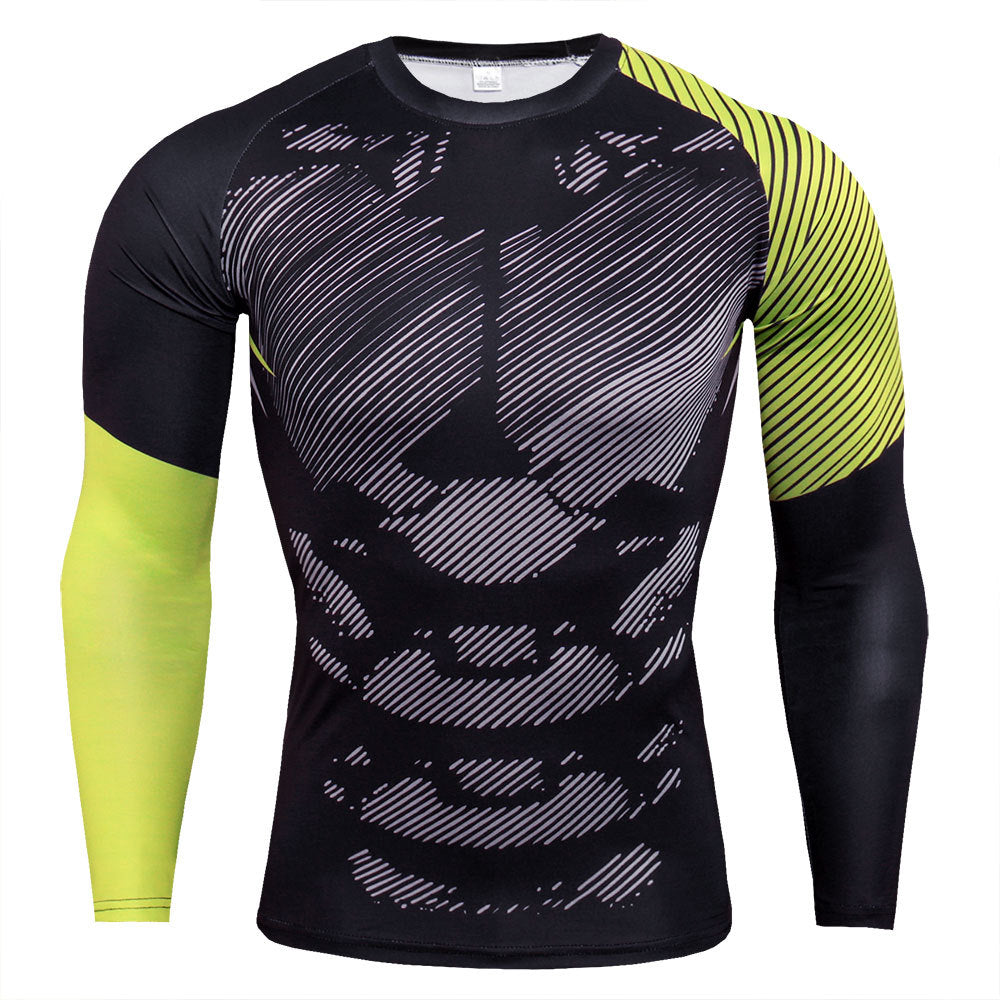 Men's t-Shirts With Custom Digital Printed Long Sleeves