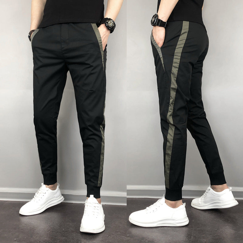Men's slim-fit feet pants thin harem pants