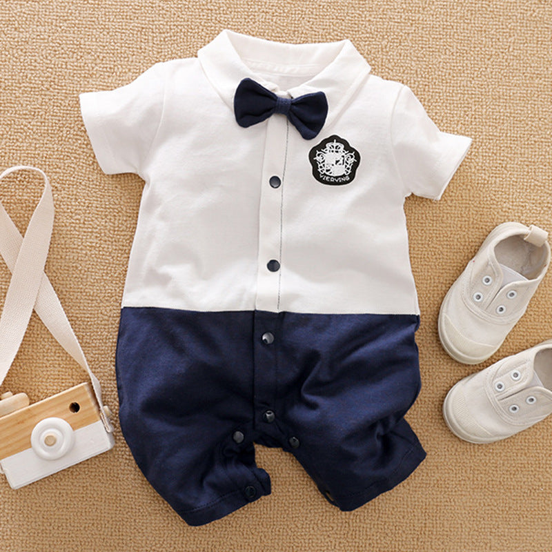 Baby summer short-sleeved jumpsuit