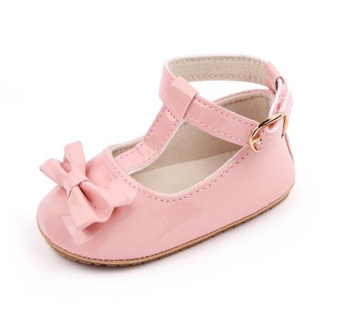 Spring and Autumn Bow 0-1 Year Old Baby Princess Shoes Baby Shoes Baby Shoes Learning Walking Shoes