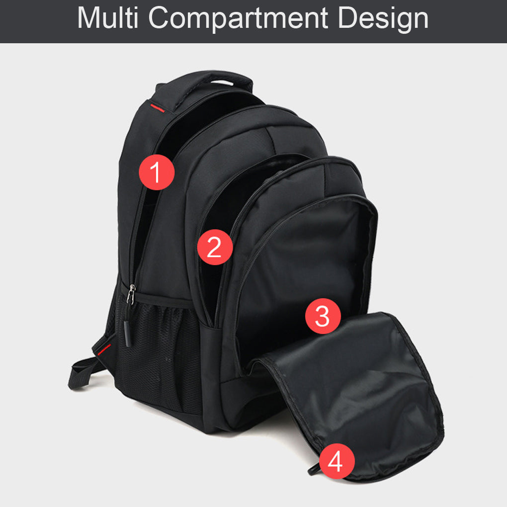 Men Backpack Wear-resistant Oxford Cloth Splashproof Breathable Shoulder Strap Laptop Bag School Travel Sports Leisure Bags