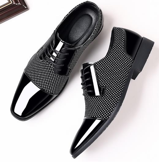 Business Formal Wear Winter Leather Shoes Men's Wedding Shoes