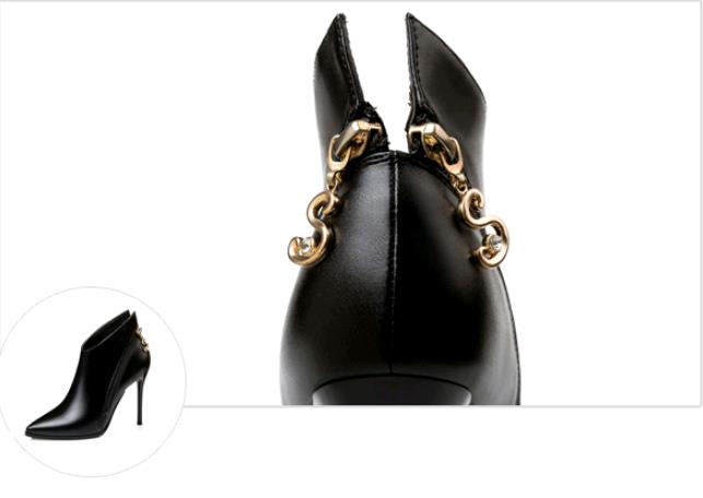 Sexy pointed Martin boots stiletto high heel ankle boots autumn and winter new women's boots England bare boots ankle boots