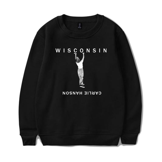 Carlie Hanson 608 World Merch Sweatshirt Men Women Print Pullover Unisex Harajuku Casual Sweatshirt