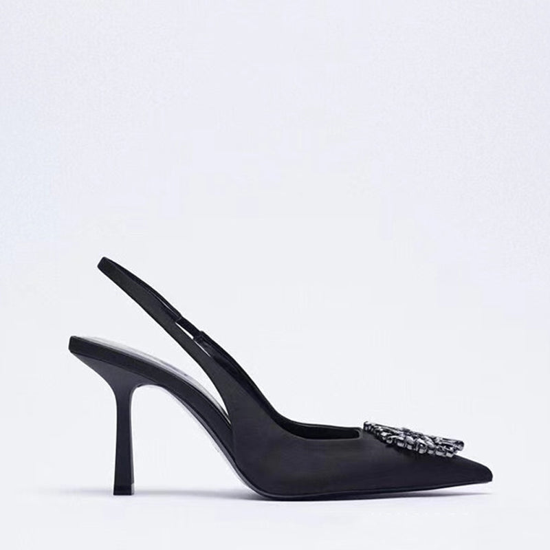 Rhinestone high heel women spring and summer sandals fashion wedding bride