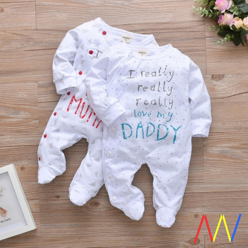 Newborn Baby Boys Girls Romper Jumpsuit Infant Kids Clothes