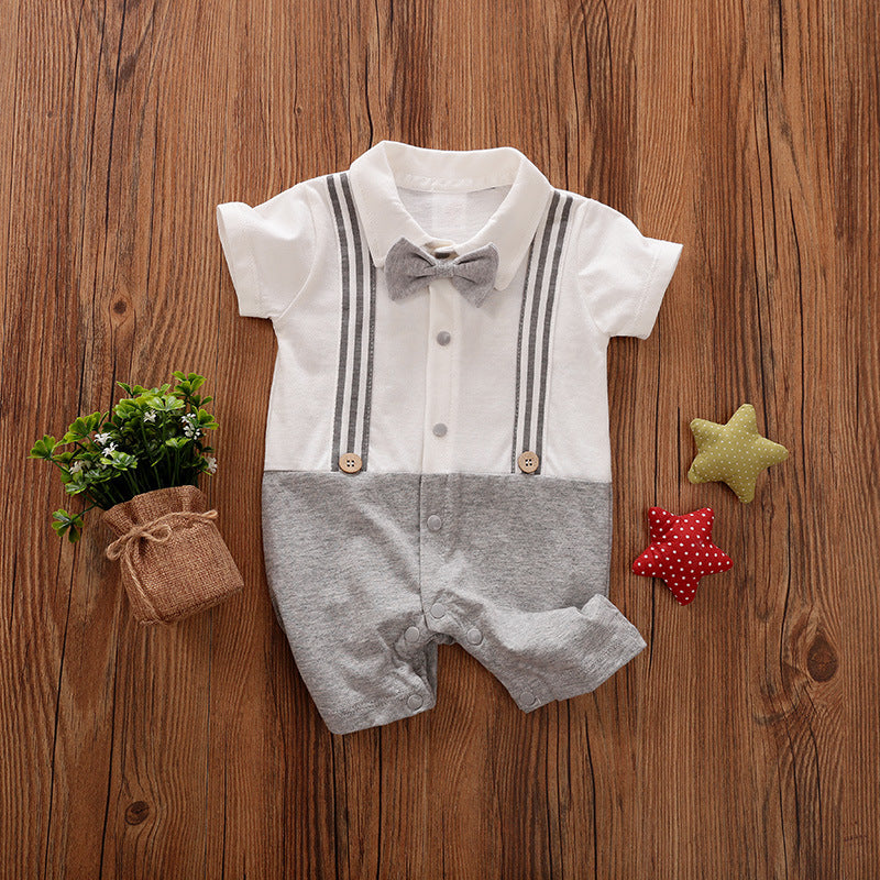 Baby summer short-sleeved jumpsuit