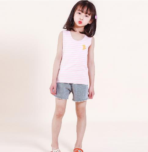 Summer Traceless Modal Boys' And Girls' Vests