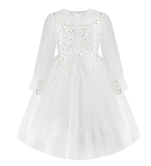 New girls princess dress flower girl dress birthday party dinner host long skirt wedding children's pettiskirt