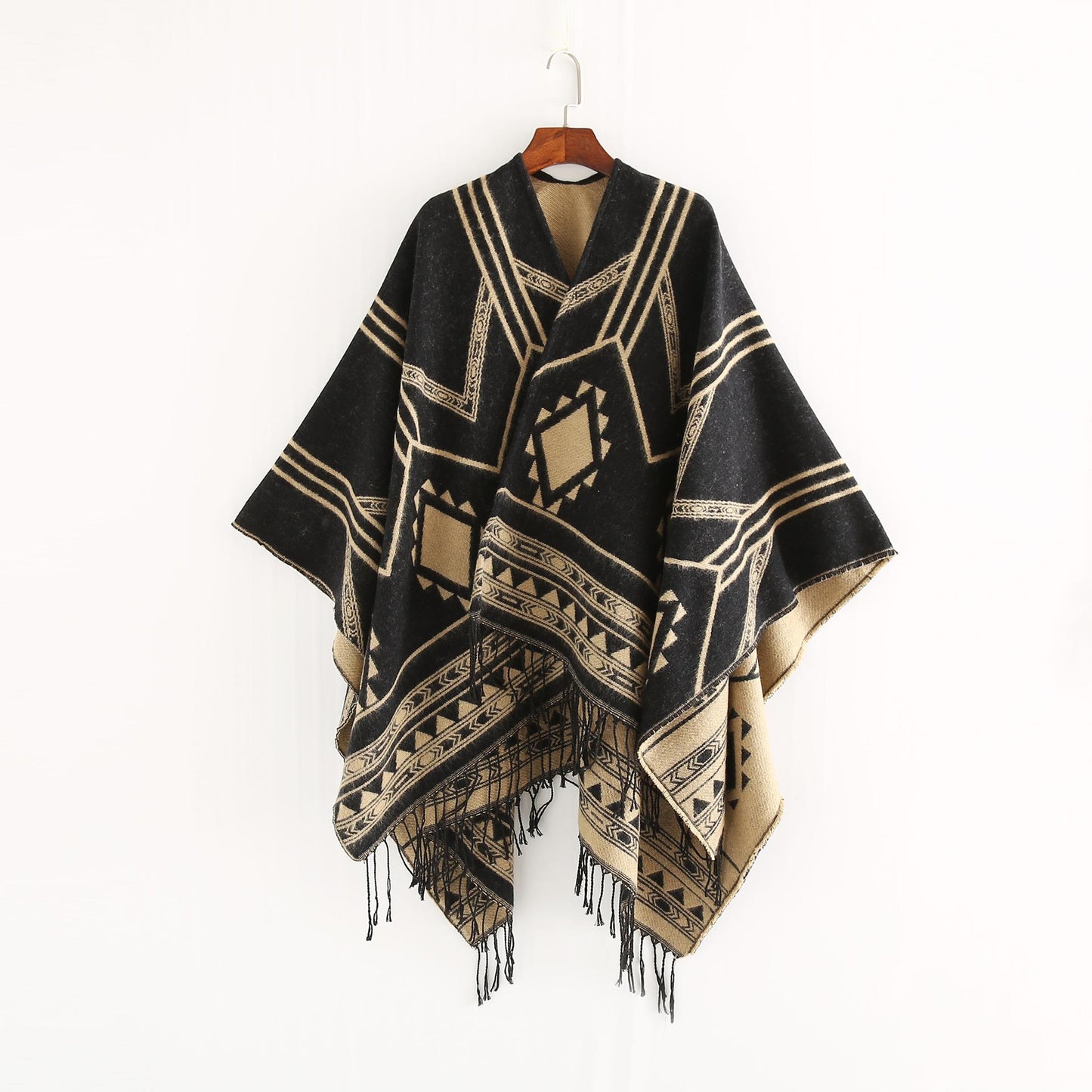 Fashionable autumn and winter warm and versatile high-end imitation cashmere scarf shawl