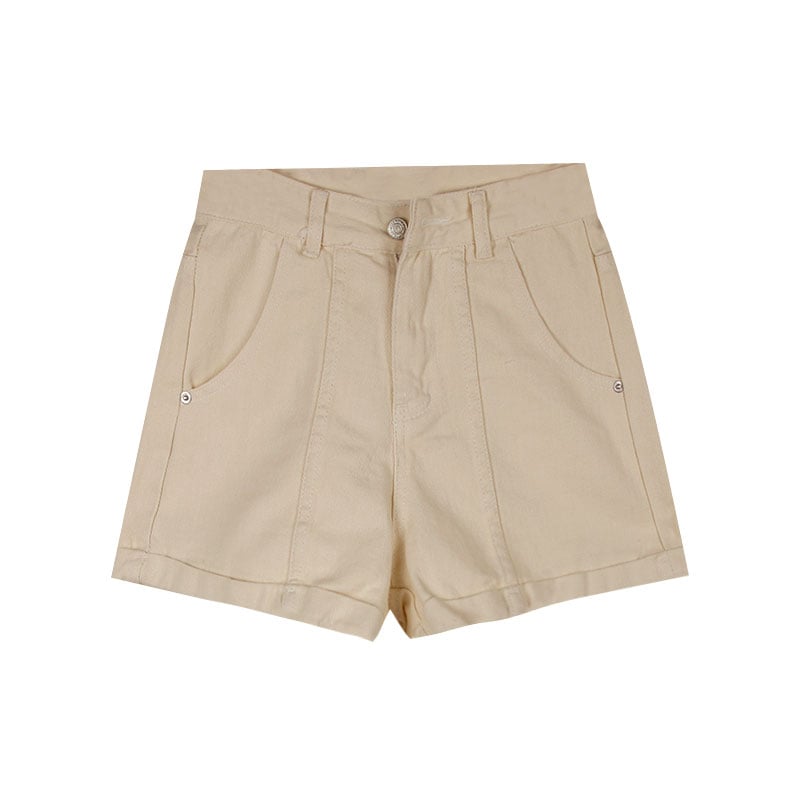 Summer Women's High Waist Loose Hot Pants Wide Legs