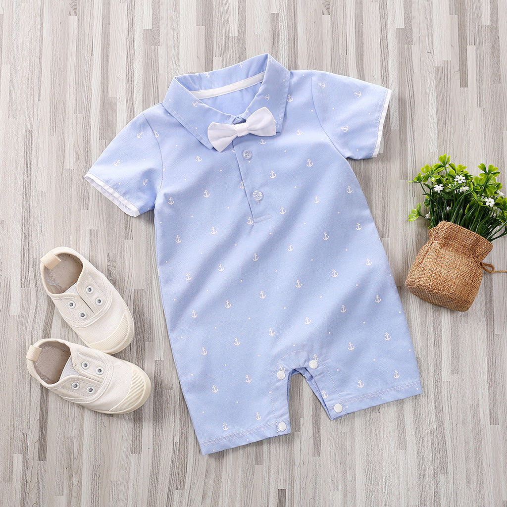 Baby summer short-sleeved jumpsuit