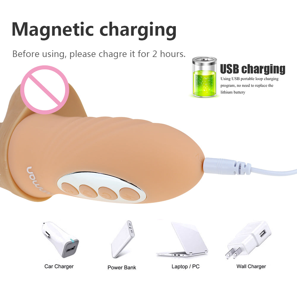 Retractable King Gun automatic vibration simulation gun machine phallus female masturbator heated adult toys