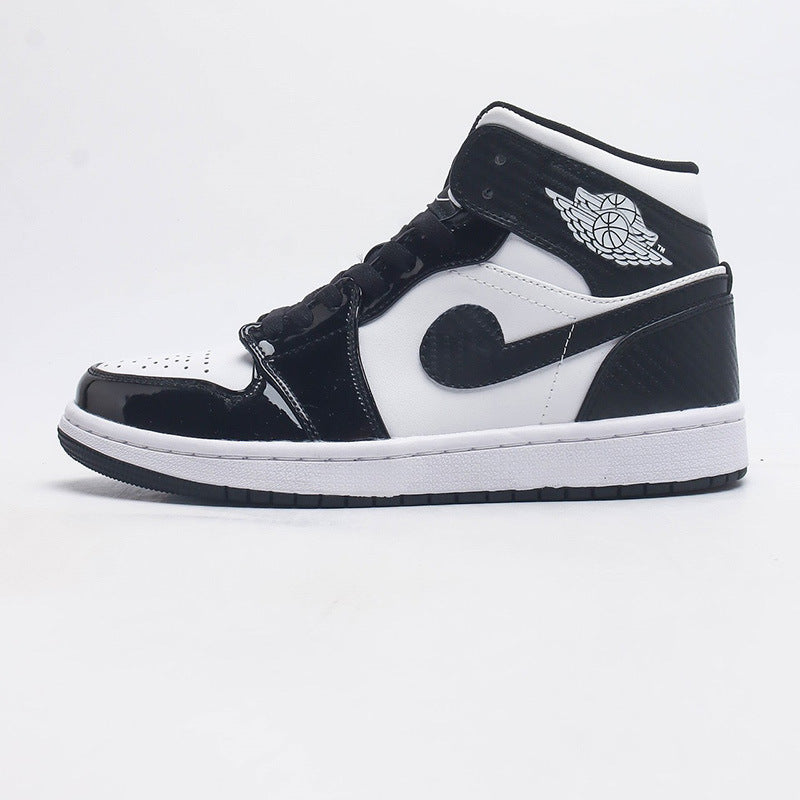 Putian shoes source delivery first layer AJ1 MID Joe 1 MID-top basketball shoes men's shoes wear-resistant women's sneaker