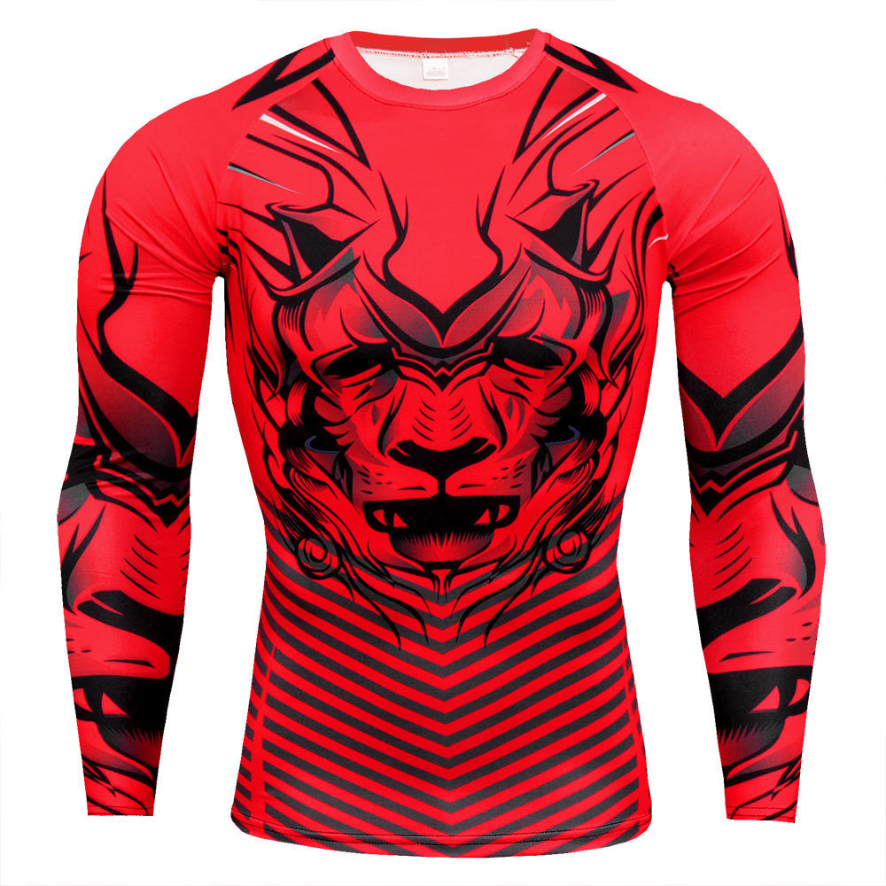 Men's t-Shirts With Custom Digital Printed Long Sleeves