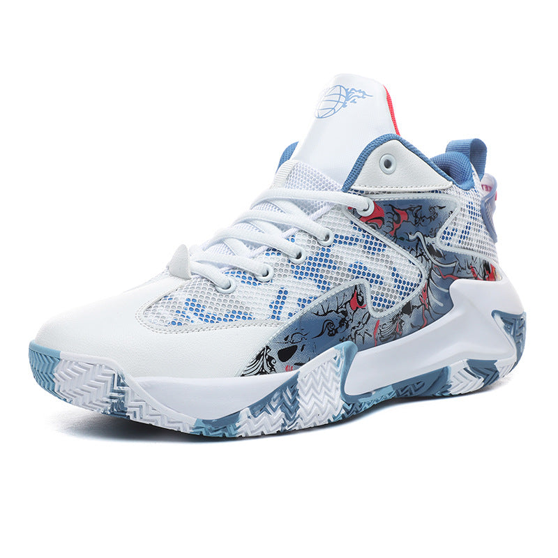 Basketball Shoes Men's Spring and Summer Youth Couple Sports Shoes Student Sports Competition Training Shoes Boys Fashion Trendy Shoes