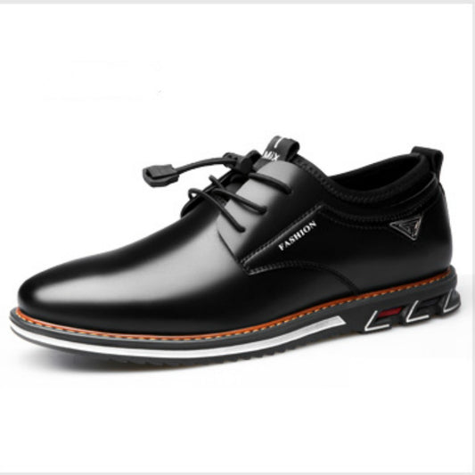 Trendy Men's Casual British Low-top Leather Shoes