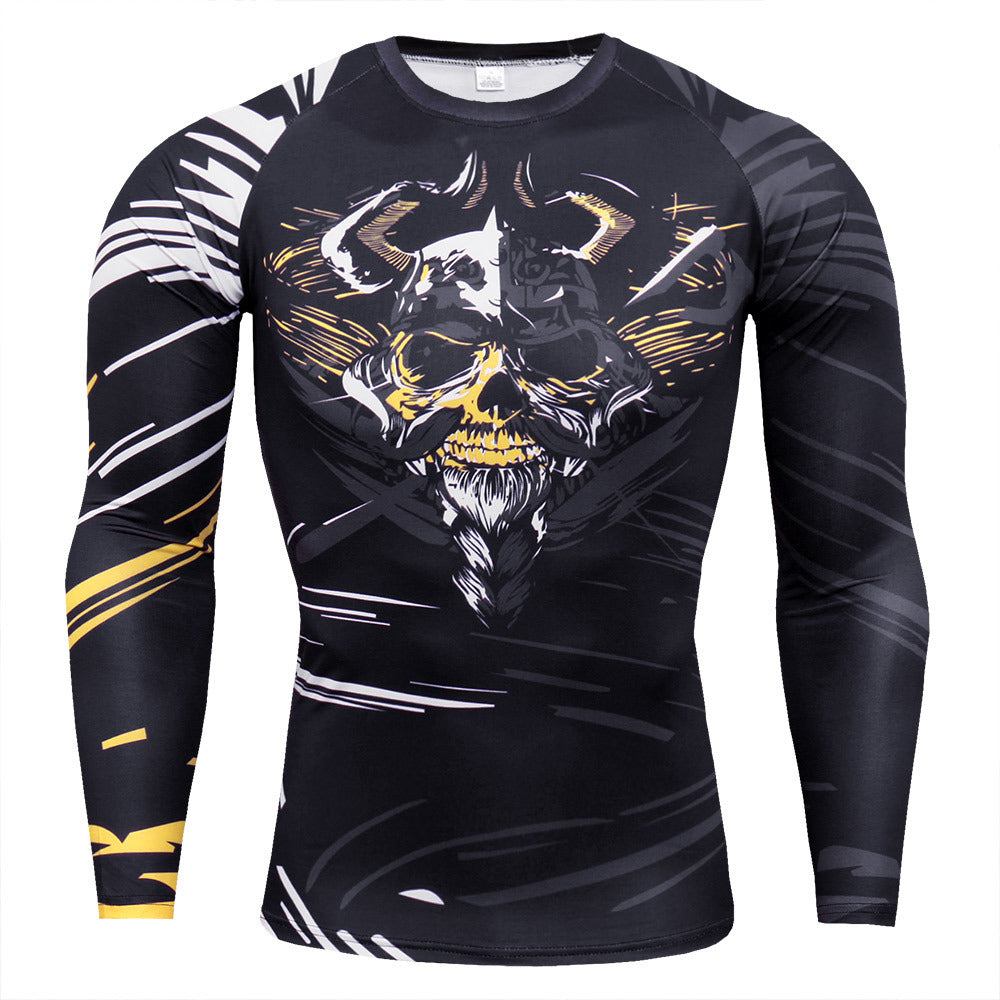 Men's t-Shirts With Custom Digital Printed Long Sleeves