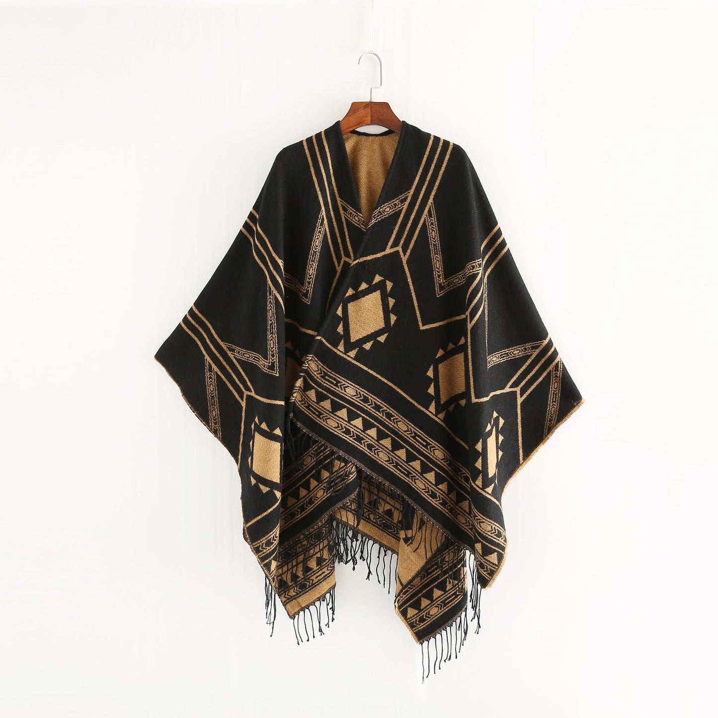 Fashionable autumn and winter warm and versatile high-end imitation cashmere scarf shawl