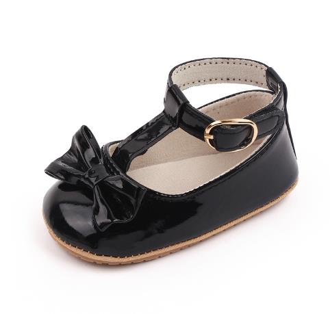Spring and Autumn Bow 0-1 Year Old Baby Princess Shoes Baby Shoes Baby Shoes Learning Walking Shoes