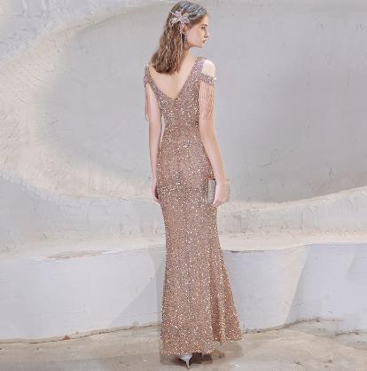 Sequin evening dress