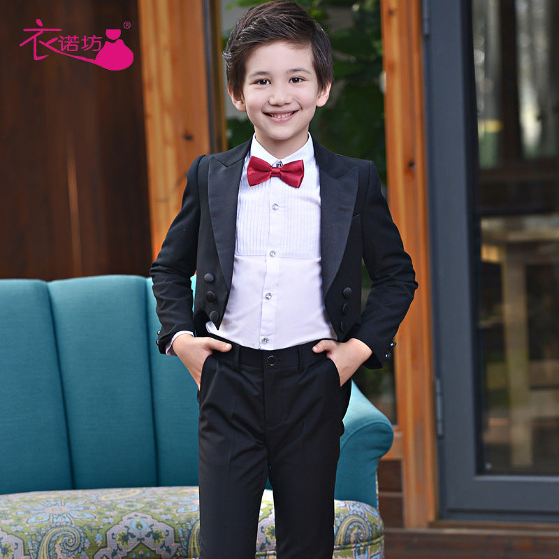 Children Suit Tuxedo Suit show host boy boy show flower girl dress suit