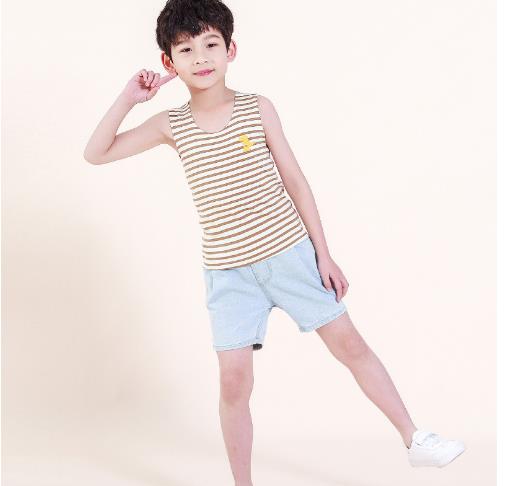 Summer Traceless Modal Boys' And Girls' Vests
