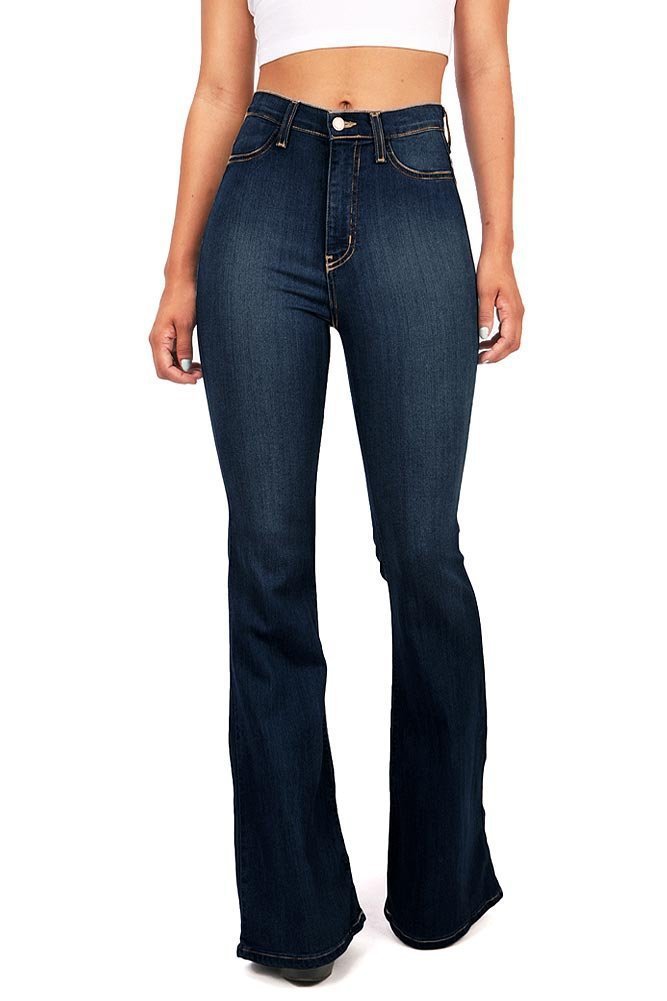 Women Autumn Winter Skinny Jeans Flare Pants 2020 New Fashion High Waist Slim Elasticity Streetwear Workout Long Pants Capri