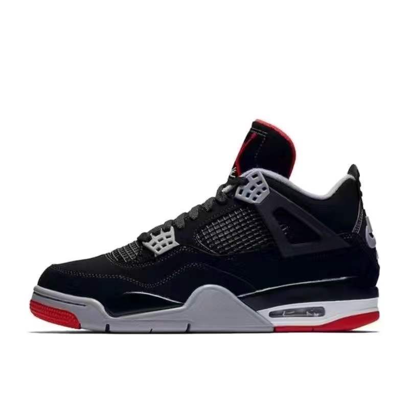 Putian factory AJ4 Joint white sail electric mother black red and white cement men's and women's sports big Paris Joe 4 air cushion basketball shoes