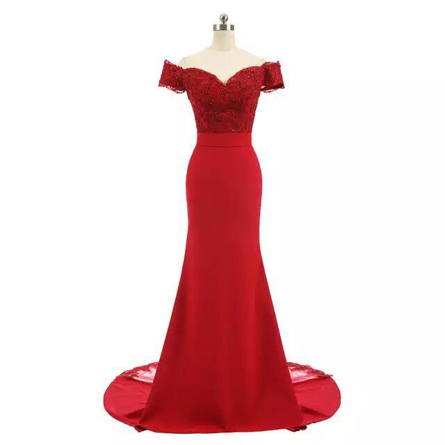 2022 foreign trade new one-shoulder bride wedding dress banquet elegant princess fishtail evening dress female