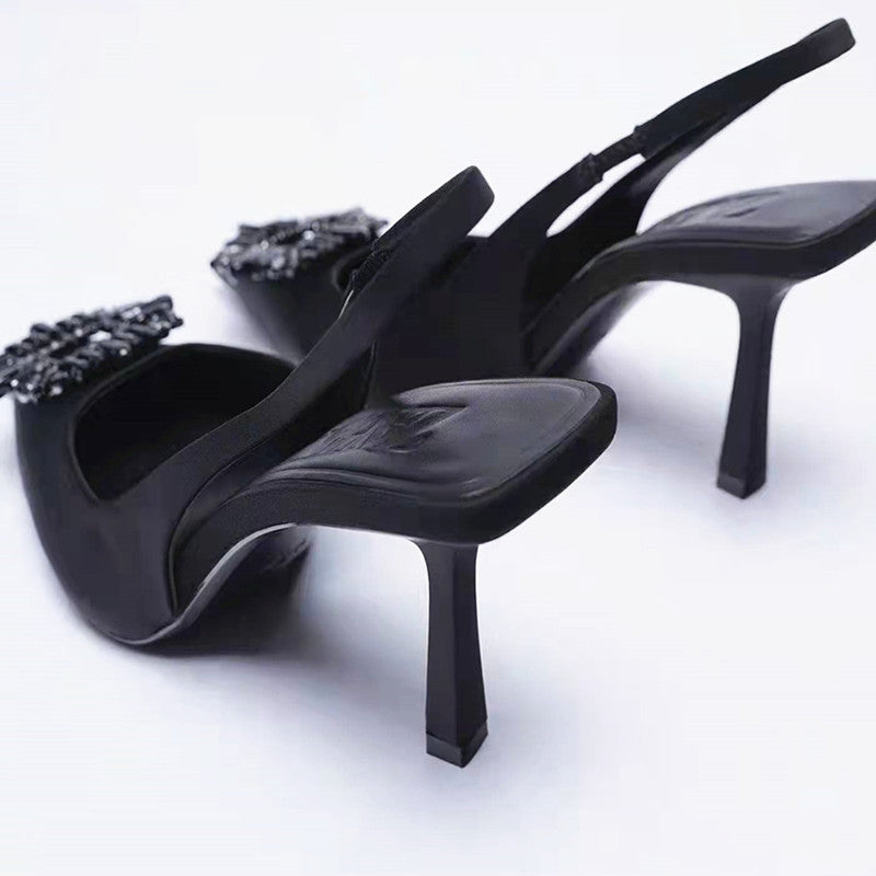 Rhinestone high heel women spring and summer sandals fashion wedding bride