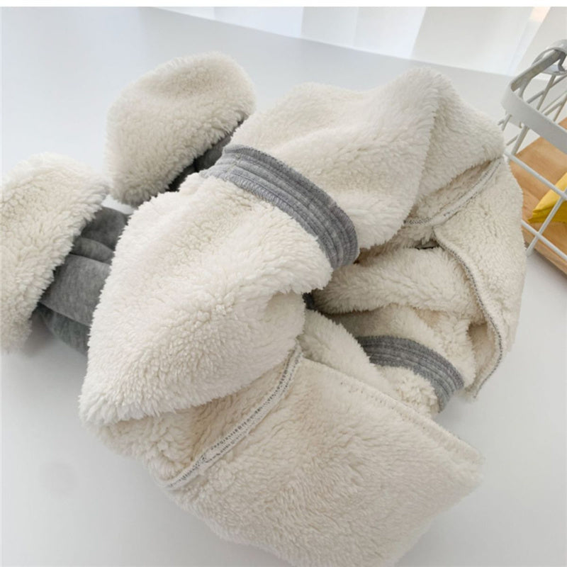 Children's casual thick pants, winter warm pants, polar cotton clothing, tight pants for children aged 2 to 8