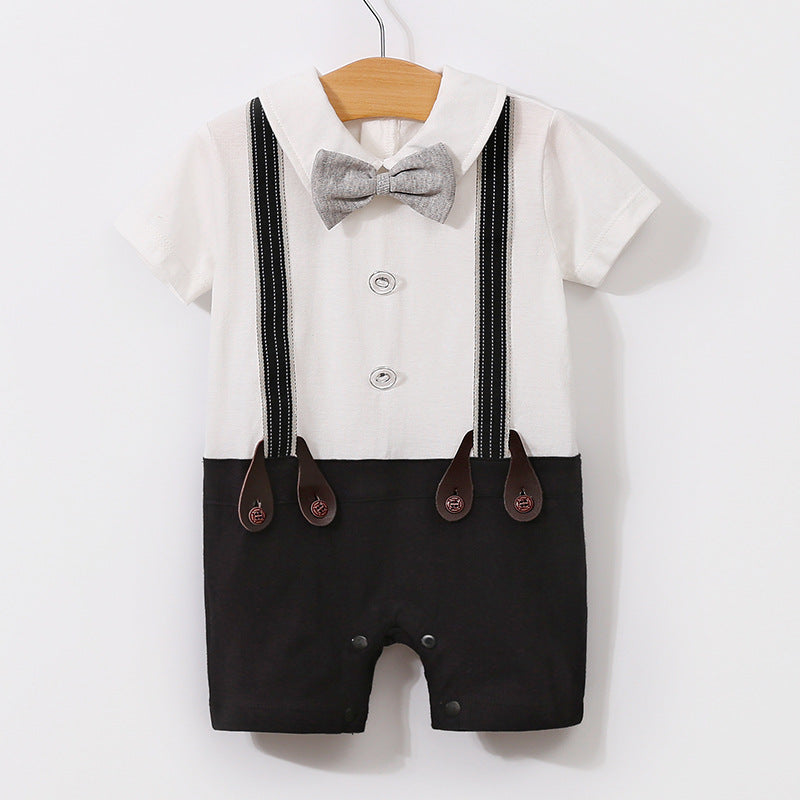 Baby summer short-sleeved jumpsuit