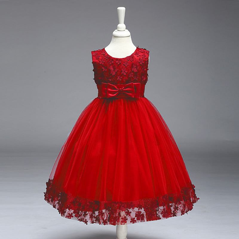 2020 summer skirt Kids Girls palace Princess Tutu flower children wedding dress wholesale show skirt