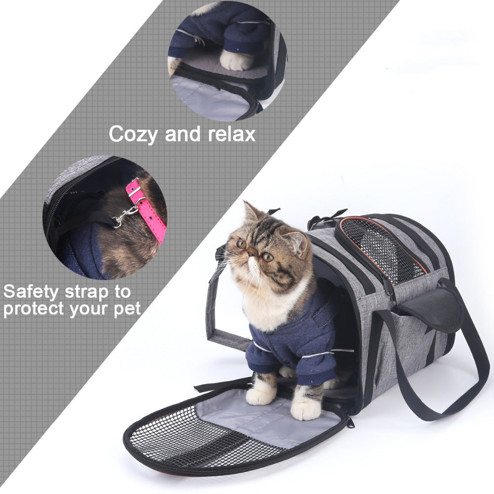Cat Carrier backpack Multi-functional Folding Pet Puppy Dog Cat Car Seat Basket Carry Cat Bag backpack Pet travel carrier bag