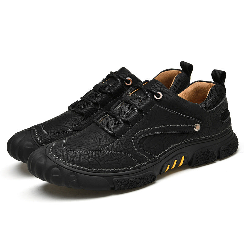 Personalized Leather Outdoor Casual Breathable Low-top Shoes