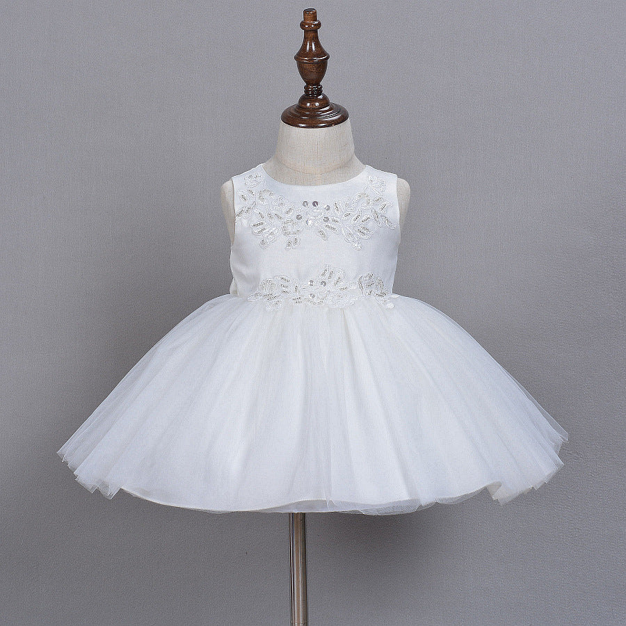 2020 full moon baby baby wash dress Princess Dress Baby Dress shawl Hat Winter Dress Skirt