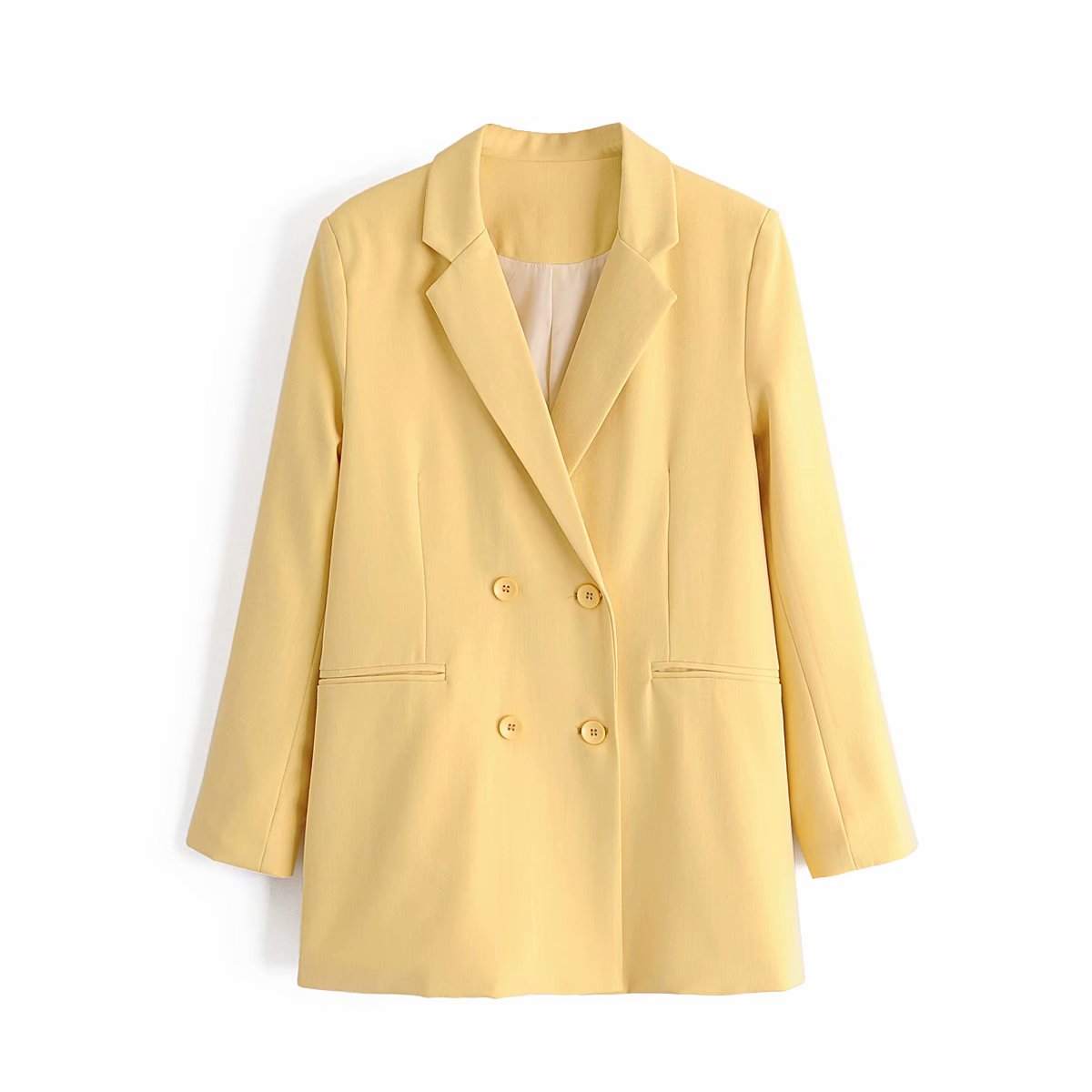 Wind loose all-match retro mid-length suit