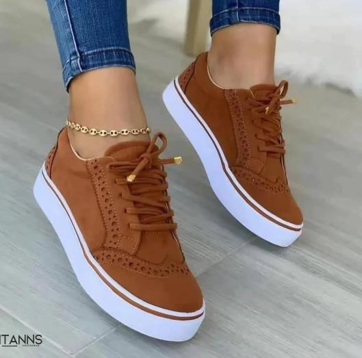 – Flache, lässige, bequeme orthopädische Sneaker