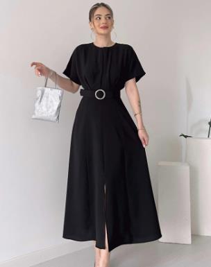 Belted dress