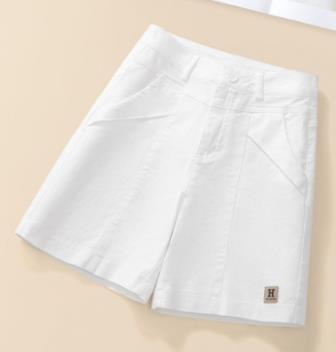 Summer Women's High Waist Loose Hot Pants Wide Legs