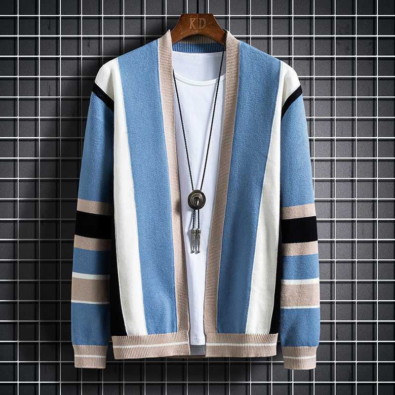 Sweater Jacket Men's Korean Version Of The Trend Of The New Autumn And Winter Tide Brand Loose