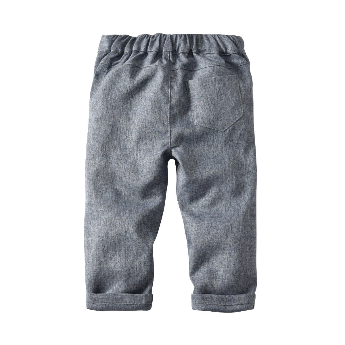 Boys' long-sleeved shirt and vest trousers