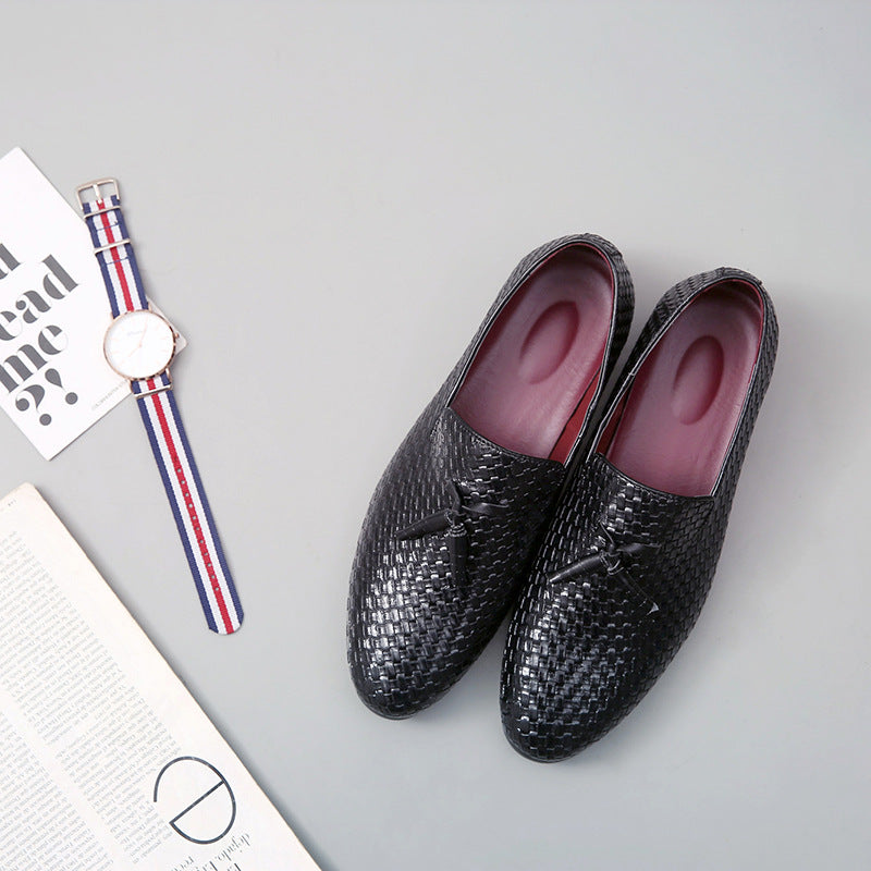 Leather Casual Driving Oxfords Shoes Men Loafers Moccasins Italian Shoes For Men Flats