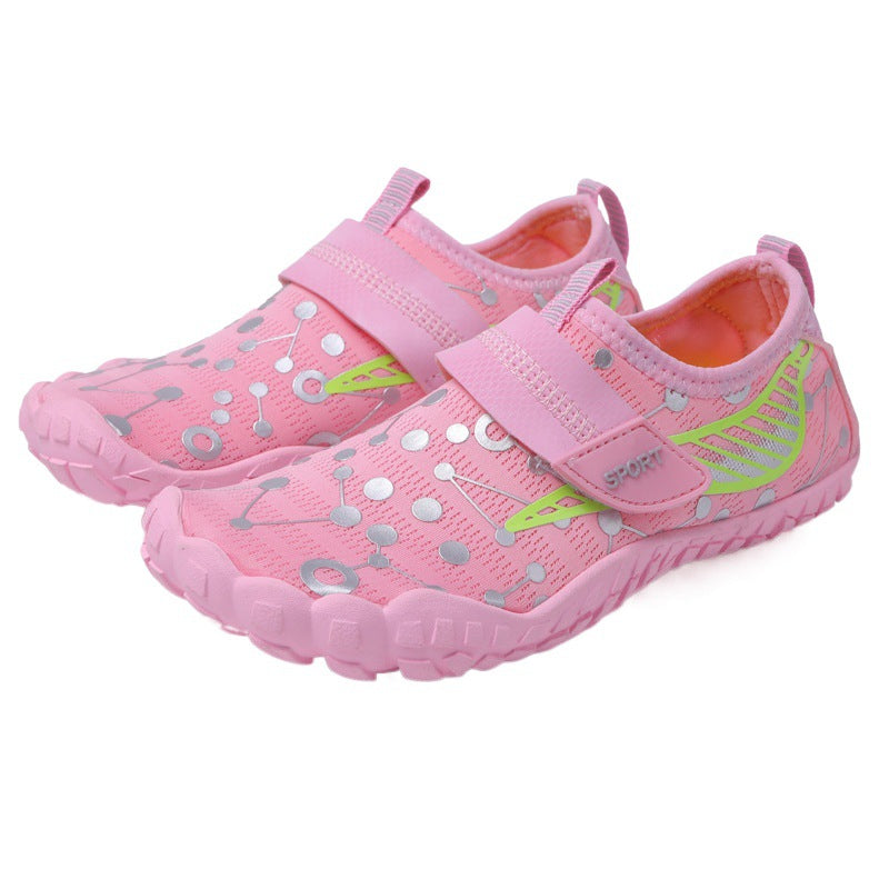 Children's beach shoes wading shoes diving snorkeling shoes women's non-slip anti-cut men's soft sole shoes swimming non-slip upstream shoes