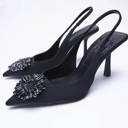 Rhinestone high heel women spring and summer sandals fashion wedding bride