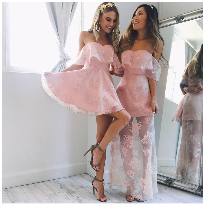 fashion word collar ruffled off-shoulder dress evening dress