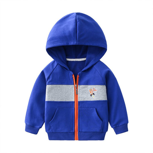 Fashionable And Simple Cartoon Children's Thin Coat